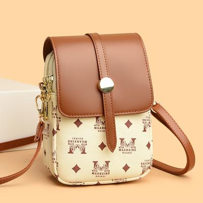 Women's Bag New Fashion Color Mobile Phone Bag Mini Small Versatile Oblique Span Shoulder
