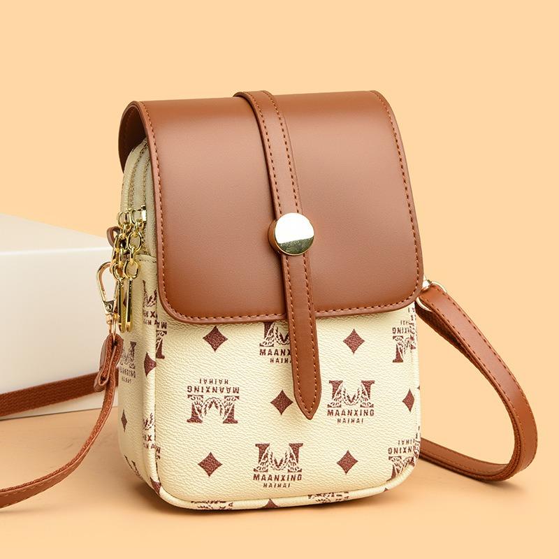 Women's bag new fashion color mobile phone bag mini small versatile oblique span shoulder