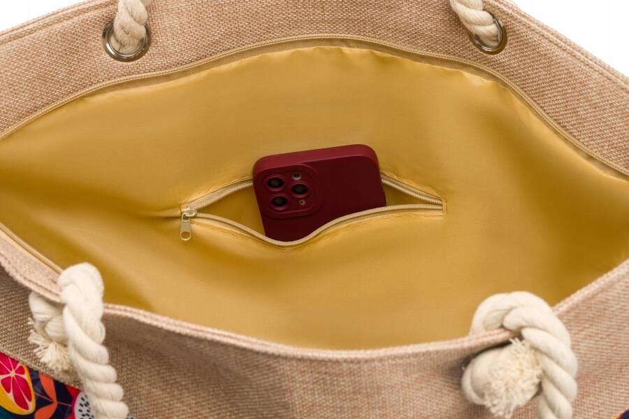 Women's beach shopper bag