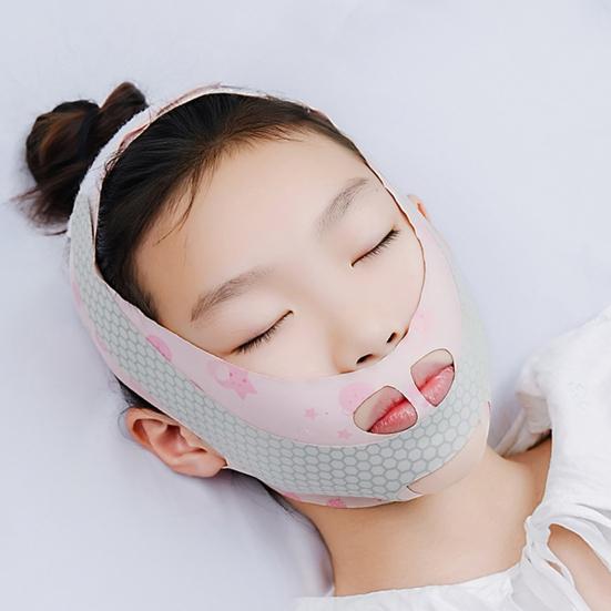 Kids Anti Snore Chin Strap Adjustable Breathable Keeping Mouth Closed Universal Children Sleep Aid Anti-Snoring Jaw Strap Breathing Corrector Device