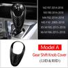Carbon Fiber For BMW M2 F87 M3 F80 M4 F82 F83 M5 F10 X5M F85 X6M F86 Gear Shift Knob Cover Gearshift Shifter Sticker