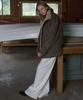 ANDNEEDS Side Pintuck Track Pants (Ivory)