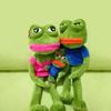 45cm Animal Sad Frog Plush Toy Soft Stuffed Pillow Magic Expression Pepe The Sad Frog Plush Doll Birthday GIfts for Girls Boys
