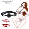 Hollow Ball Mouth Ball Gag in Mouth Plută Sex Stopper Romantism Loving Joy Adult Sex Game Sex Bondage Mouth Jucării pentru cuplu