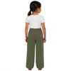 Fashionable Children's Cotton And Linen Belt Children's Wide-leg Trousers Casual Pants