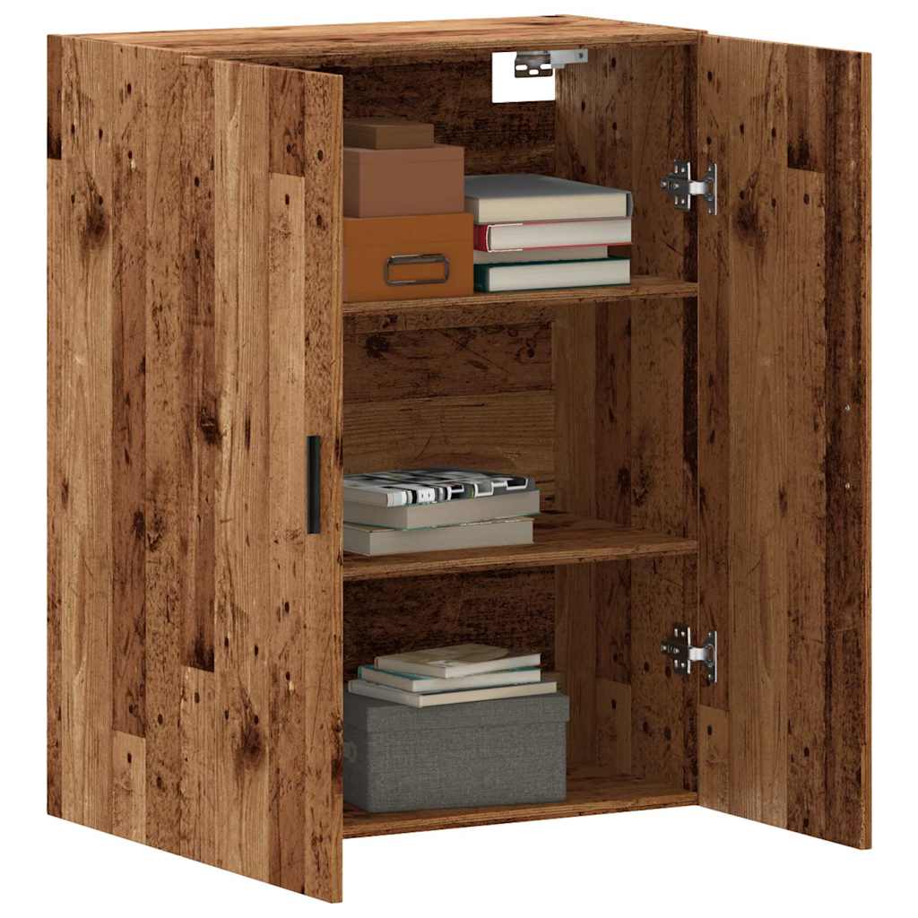 Vidaxl Wall Cabinet, Old Wood, 69.5X34X90 Cm