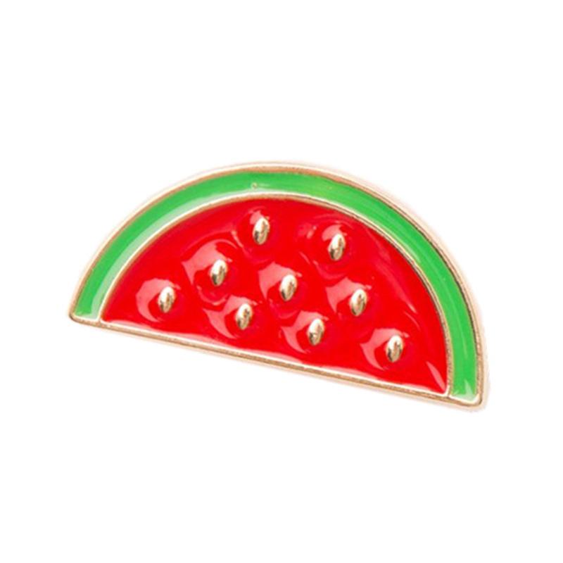 Stylish Woodpecker Watermelon Cartoon Brooch Creative Unique Alloy Breastpin Clothing Bag Hat Accessories