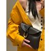 Borsa busta transfrontaliera in nuova pelle di mucca, borsa in vera pelle, pochette testurizzata Liberta borsa a tracolla messenger tessuta per pendolari