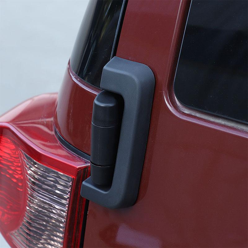 For Toyota FJ Cruiser 06-21 ABS Black Car Tailgate Hinge Decoration Cover Replacement  Accessories Car Modification
