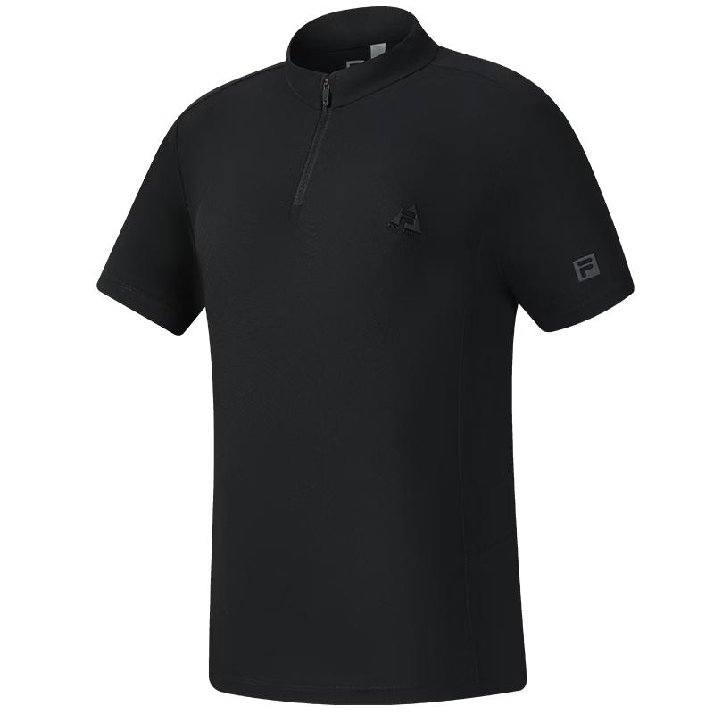 

FILA Women s Slim-Fit Half-Zip Knit Short Sleeve T-Shirt M