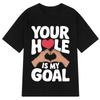 2026 T-shirt Meme Drôle et Minimaliste Unisexe et Femme Ample et Tendance Manches Courtes Été Coton Unisexe Hiphop Haut