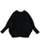 antiqua Dolman Knit Long One Size Black Women's Top, Sleeve, PYA-00018, 05,