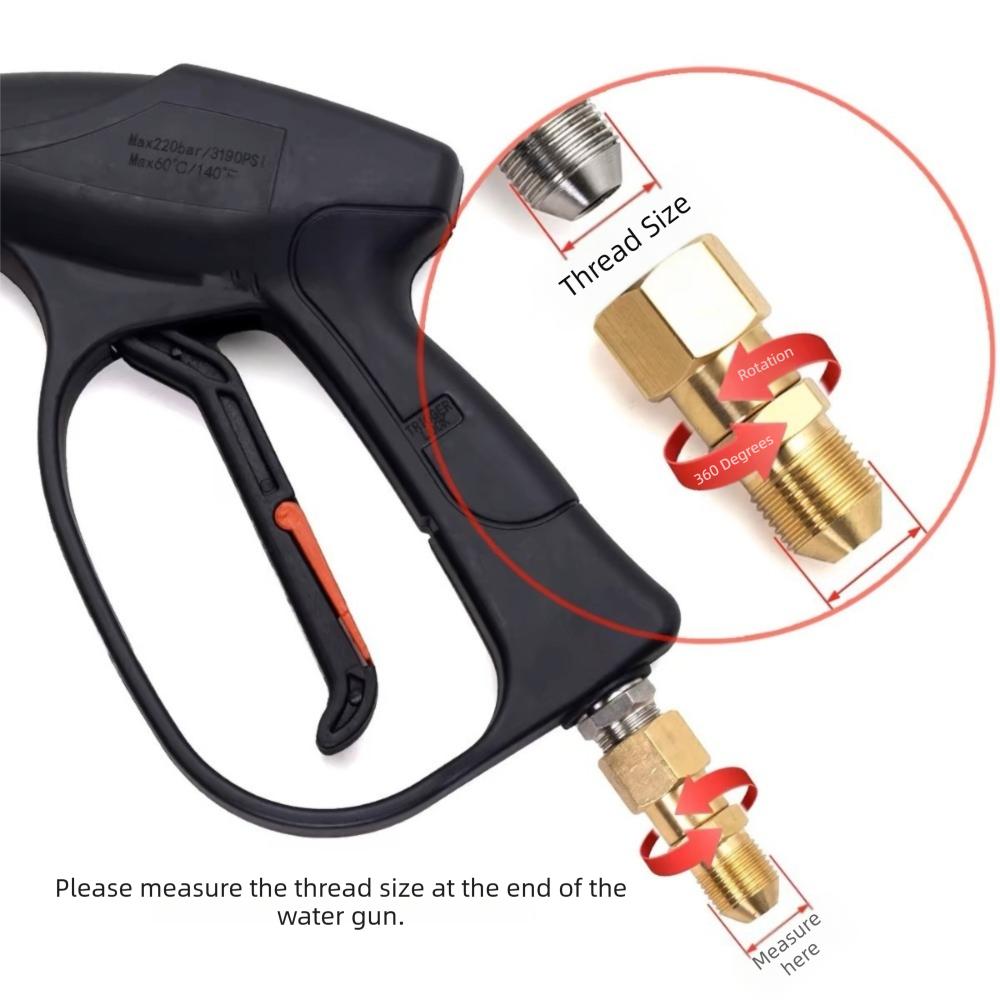 Quick High Pressure Washer Connector Brass Swivel Joint Connector  Pressure Washer Hose Accessories