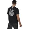 adidas T Shirts Men's Black Crew Neck Moderate Straight Fit GK3442