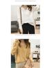 Women's V-Neck Knit Sweater: Large Size, Loose Fit, Slimming, Solid Color, Perfect for Early Autumn and Winter
