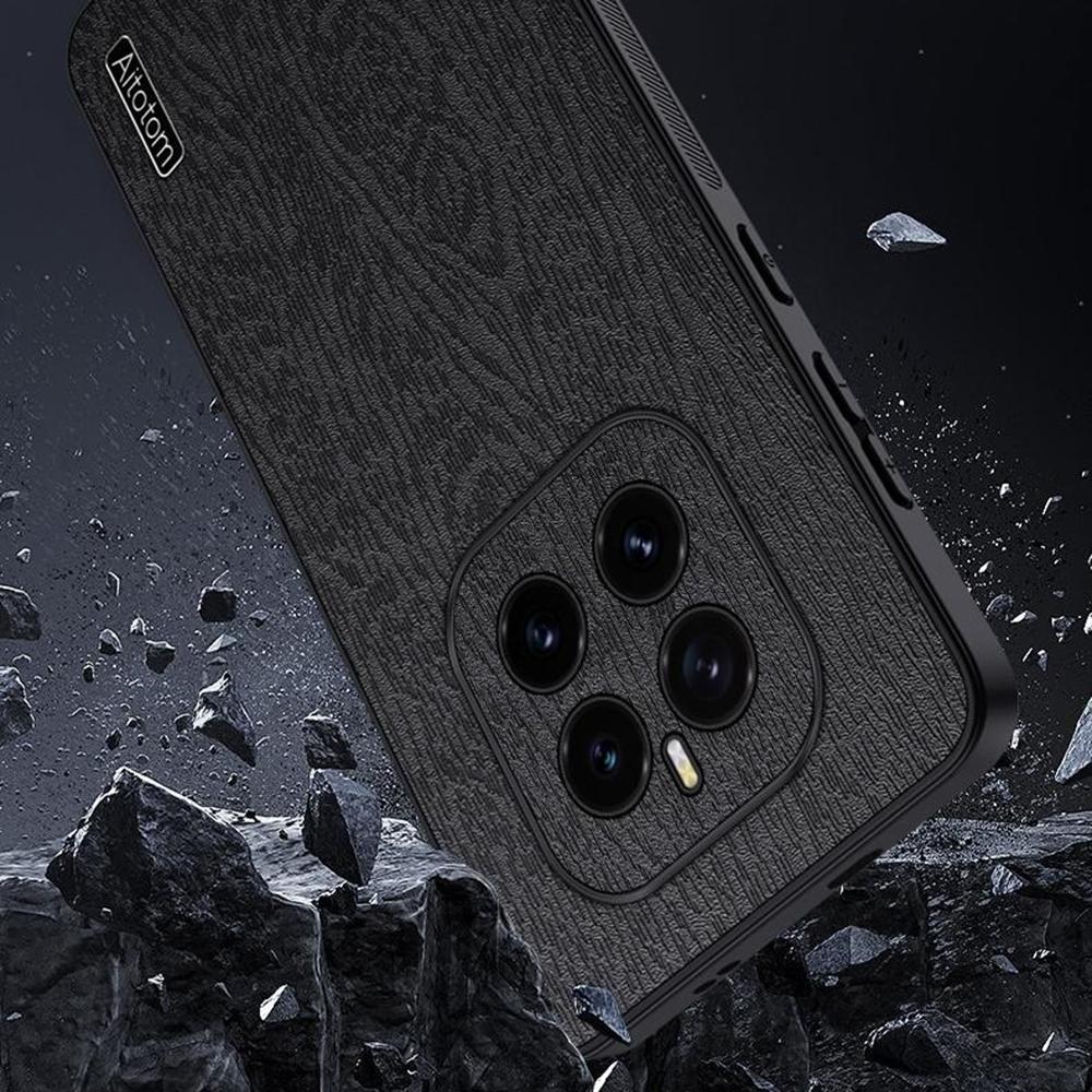 For Honor GT Pro Case Wood Texture PU Leather Coated PC TPU Phone Cover