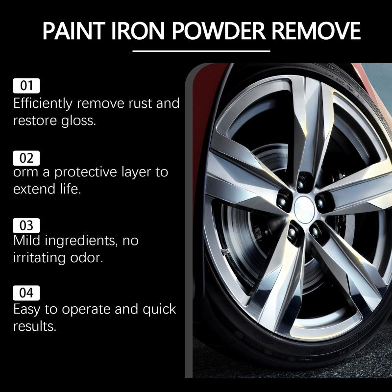 Effective Stain Removal Daily Maintenance Car Wheel Rust Remover Paint Rust Cleaner Brightening And Gloss Maintenance Cleaner
