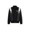 Color Block Zip Straight Collar Casual Long Sleeve Jacket Men Jackets Black CB814-UIZ
