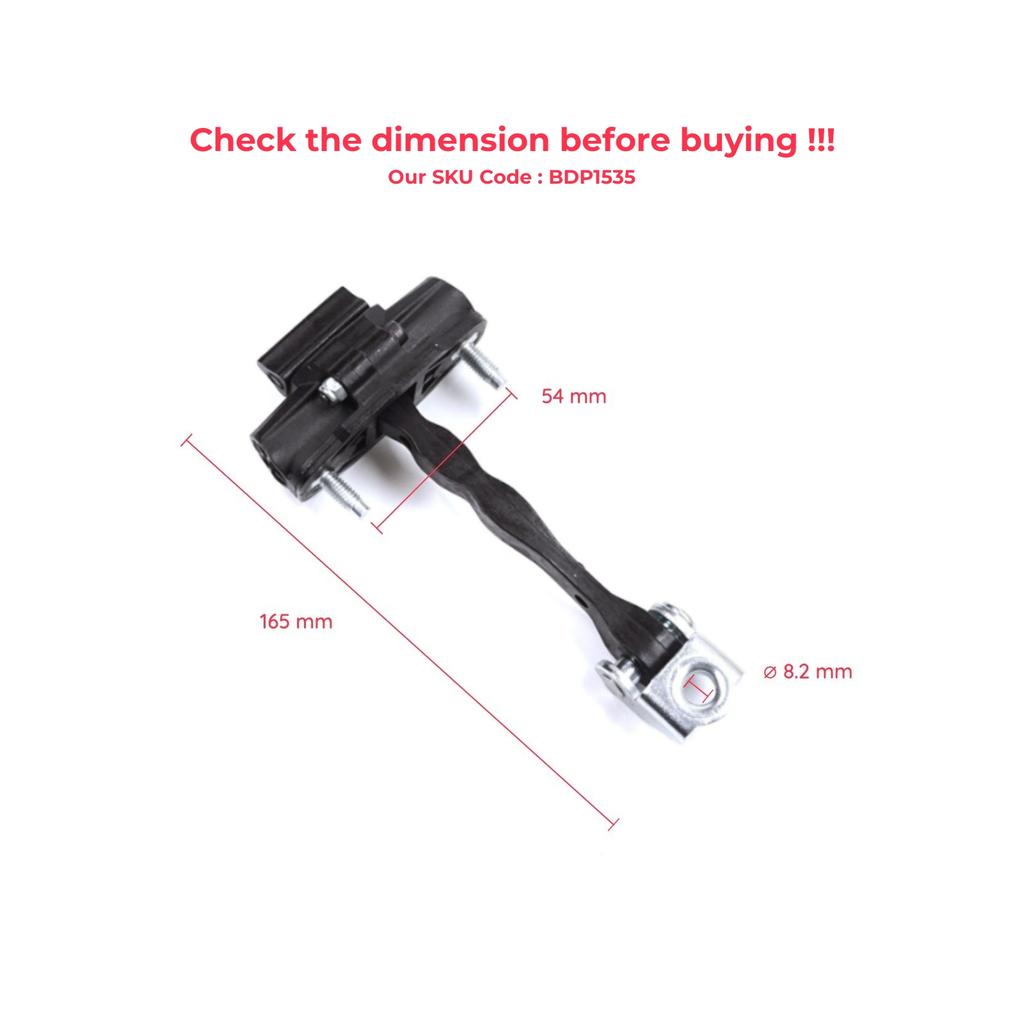 EDP1535 Front Door Stop Check Assy Limiter Strap for Fiat 500 E 332 Electric 52192408