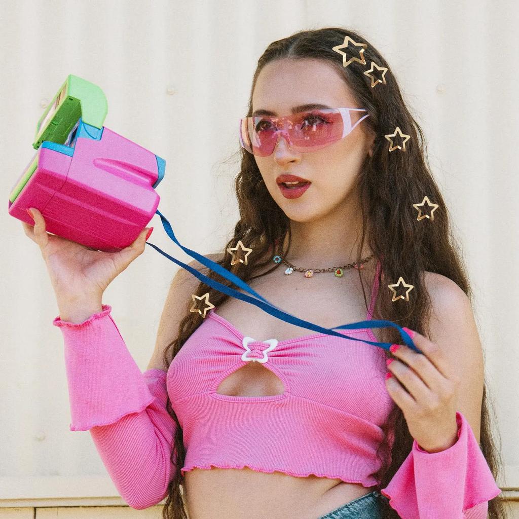 40 Pieces Star Hair Clips Gold Y2K Hair Accessories Pentagram Hair Clips for Girls Women Metal Snap Clip Hairpins Barrettes