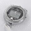 Stopwatch Metal Stopwatch Timer With Backlit Multi Lap Memory Digital Stop Watch For Coaches -JA less