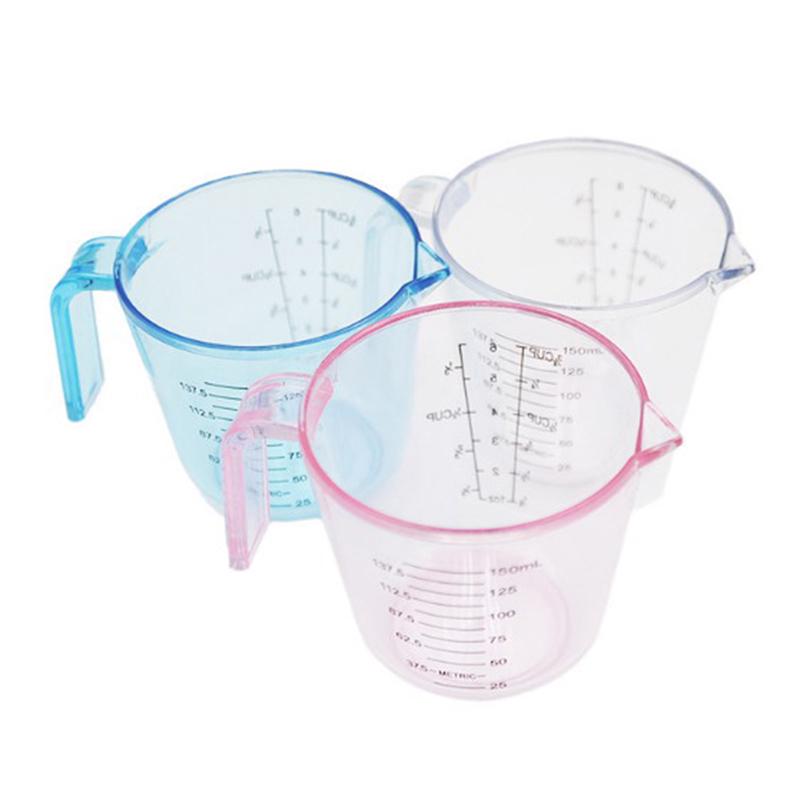 150Ml Plastic Clear Measuring Cup Handle Liquid Pour Spout Home Kitchen Tools