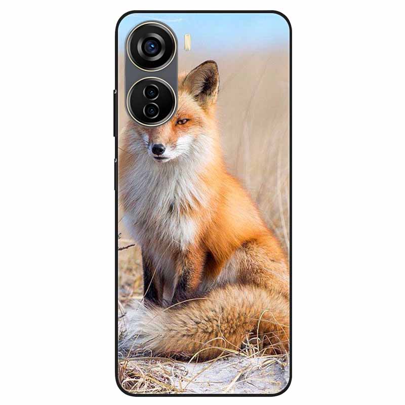 For ZTE Libero 5G IV Case A302 Soft Silicone Lovely Shockproof Cover for ZTE Libero 5G IV TPU Coque Cute Cats Funda Shells 6.6''