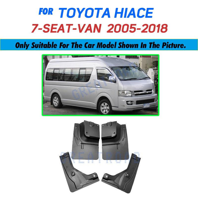 Für Toyota Hiace 1992 - 2025 2000 2001 2002 2003 2004 2005 Auto Schmutzfänger Schmutzbleche Spritzschutz Schmutzfänger Klappe Kotflügel Zubehör