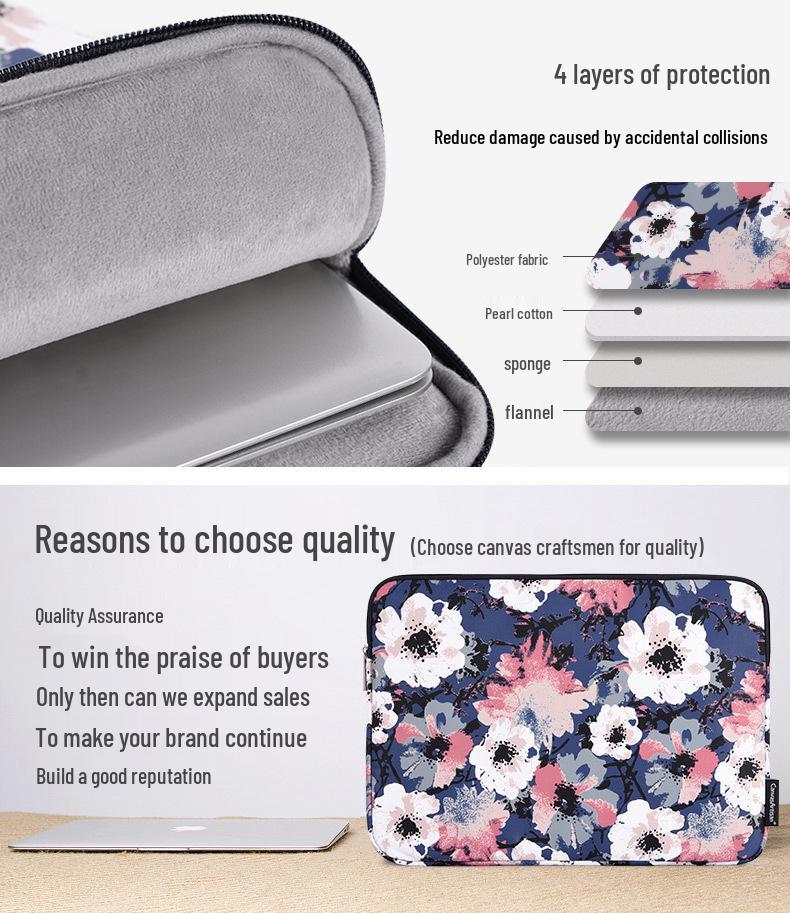 Protective Sleeve for 15.6" Lenovo ThinkPad, Asus, and Dell Laptops