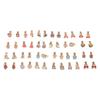 24 Pairs Mixed Color Clip-on Earrings Suitable for Non-perforated Ears Lovely Animals Flowers Heart Fruit Earrings Set