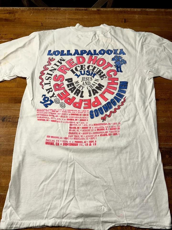 Red Hot Chili Peppers Lollapalooza 1992 T Shirt Unisex T-Shirt XXXXL