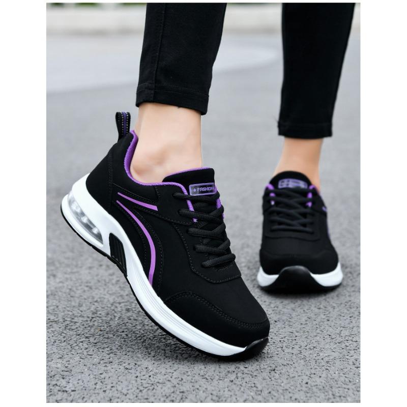Autumn New Women's Shoes Fashionable and Comfortable Sports Shoes Thick Soled Fly Woven Mesh Casual Sports Women's Shoes