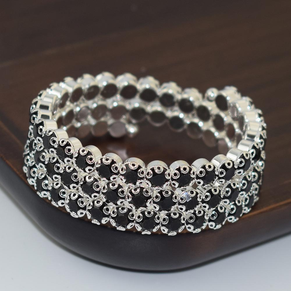 

Новый свадебный браслет на руку из страз AB, сценическое хрустальное украшение