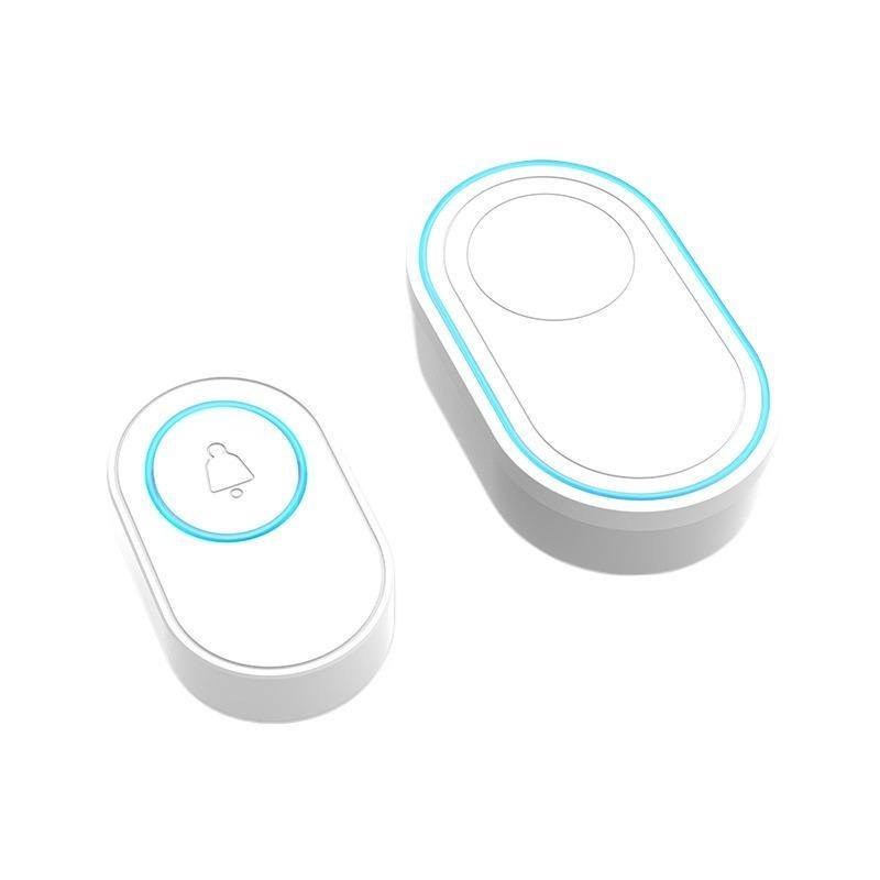 

1 комплект Draadloze Muzikale Deurbel, Deuralarm, Multifunctionele Deurbel Voor Thuis, Bedrijf, Magazijn 1set белый