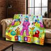 P-Pocoyo Elly Pato Cartoon Flanelldecke Weiche Warme Überwurfdecke für Bett Schlafzimmer Zimmer Wohnzimmer Reise Picknick Kindergeschenk