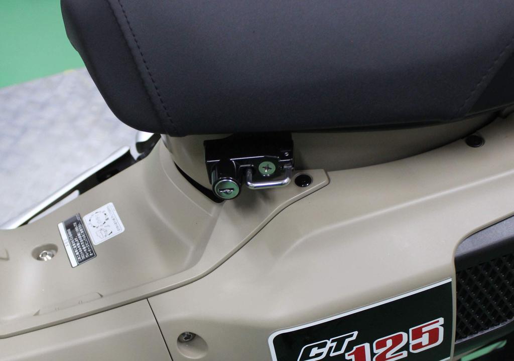 Kijima Motorcycle Helmet Lock Holder Hunter Cub CT125 Steel Black Finish HONDA 303-1604