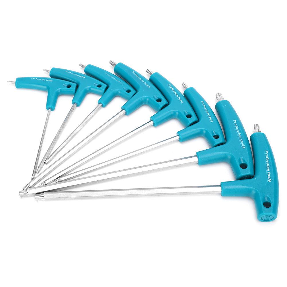 THandle Hex Wrench Set Pentalobe AntiSlip Handle Hand Repair Hardware Tools 0614B