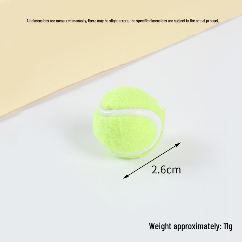 Hot-Selling Tennis Keychain Pendant: Simulation Tennis Toy Photography Prop
