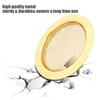 2PCS Resonator Guitar Sound Hole Cover Inserts Screen Metal for   Parts(Gold)