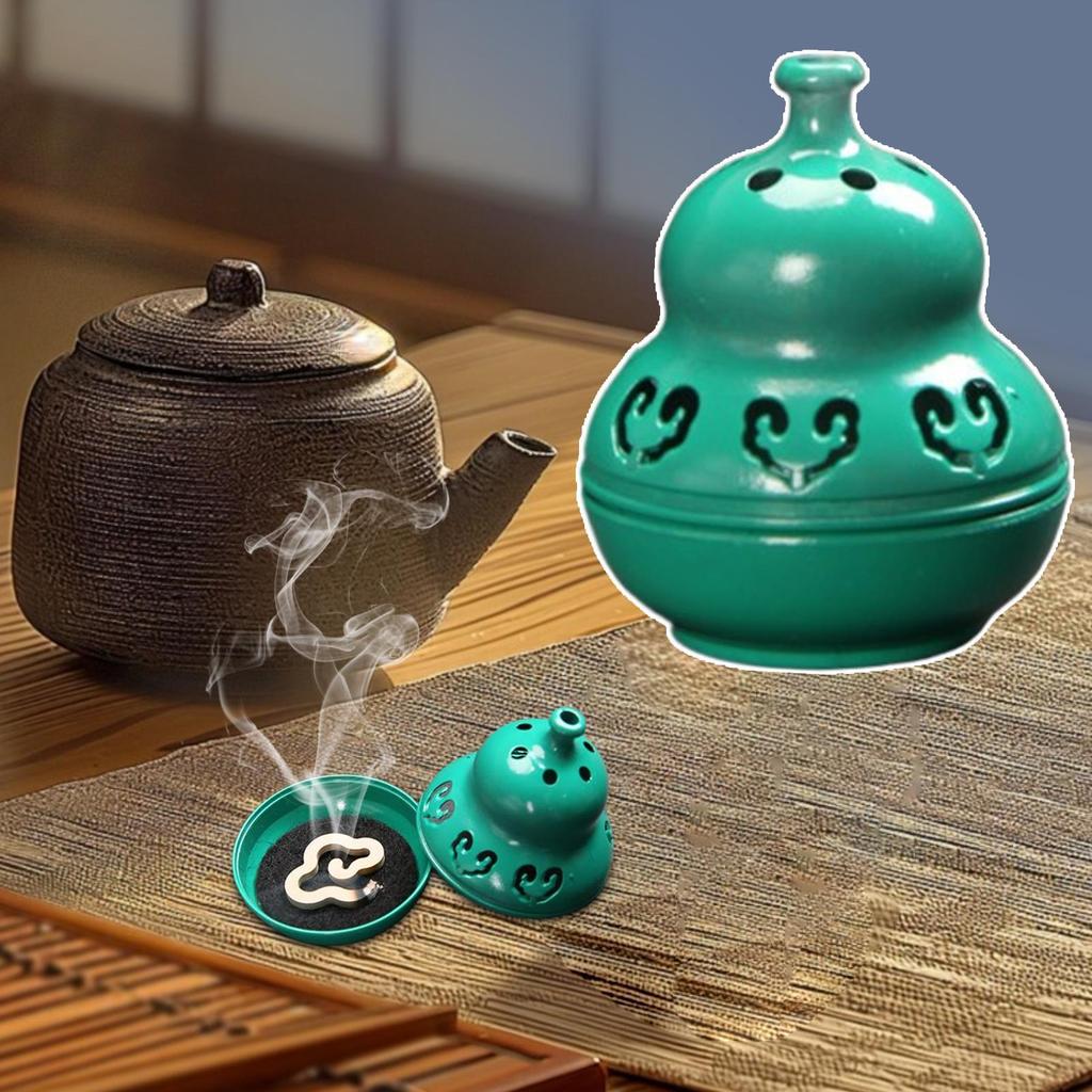 Incense Holder For Cones Gourd Shape Incense Sticks Holders Decorative Aromatherapy Base Stand For Air Purification Home Yoga
