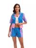 Women's 80s Retro Disco Hip Hop Sportswear Costume Set