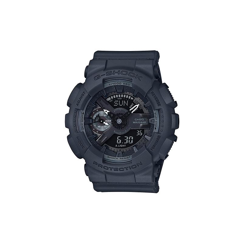 Casio fashion trend retro cool advanced dynamic casual pointer dual display waterproof sports quartz movement resin strap Japanese and GMA-S110CM-8A