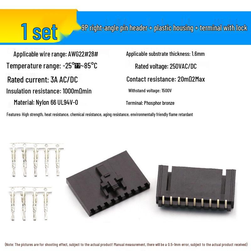 2.54 Lockable DuPont Connector: 2P & 3/4/10P Straight/Bent Pin Header MX2.54 Socket