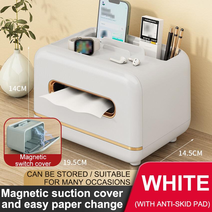 Desktop Tissue Box Removable Slight Luxury Decorative Handkerchief Case Paper Storage Box Home Office Car Nordic Plastic Holder
