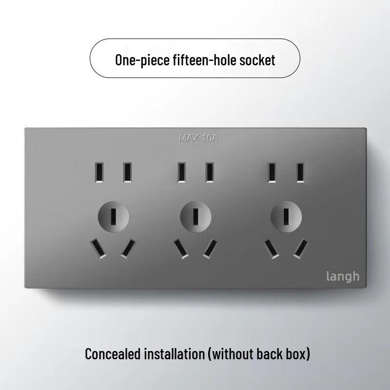 

SMVP Recessed Wall Socket CN plug (adapter included)
