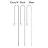 10PCS/lot Stainless Steel Threader Chain Earrings Findings For Jewelry DIY Making Drop Earrings Tassel Chain Accessories
