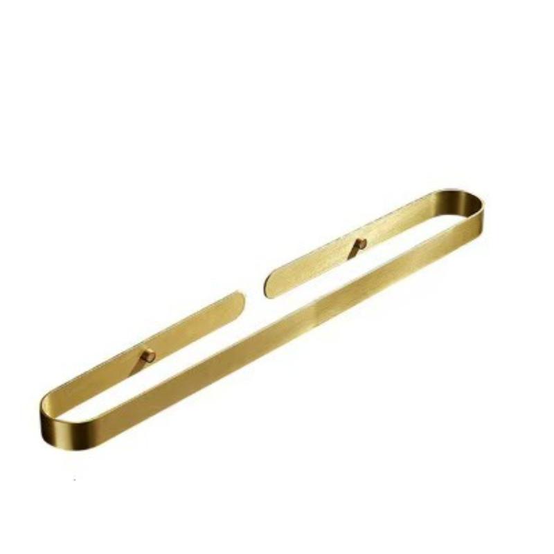 Badezimmer Handtuchhalter Wandmontage Handtuchhaken Gebürstetes Gold Handtuchständer Ablagegestell Regal 30cm/40cm/50cm Badezimmer Zubehör