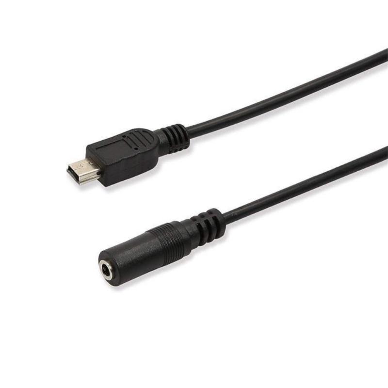 5pin Mini USB Male To 3.5mm Auditory Adapter Cord For Clip On Mic Microphone Adapter Cord 30CM-400CM