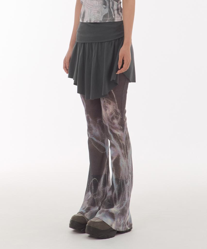 Myullib Unbalance Skirts/Navy