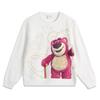 Li Ning × Disney Collaboration Pixar Série Ours Fraise Dessin Animé Lettre Col Rond Confortable Respirant Polaire Chaud Sweat-shirt AWDU432-5
